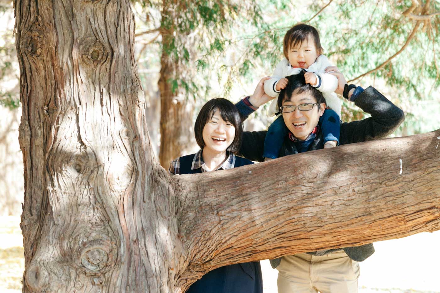 家族写真　代々木公園　撮影