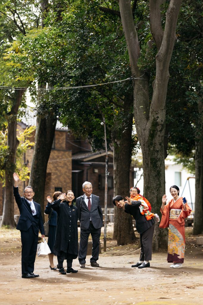 七五三　碑文谷八幡宮　写真撮影
